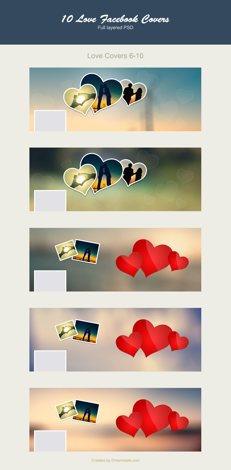 Download 10 Love Facebook Covers