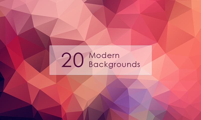 Freebie: 20 Modern Backgrounds - Dreamstale