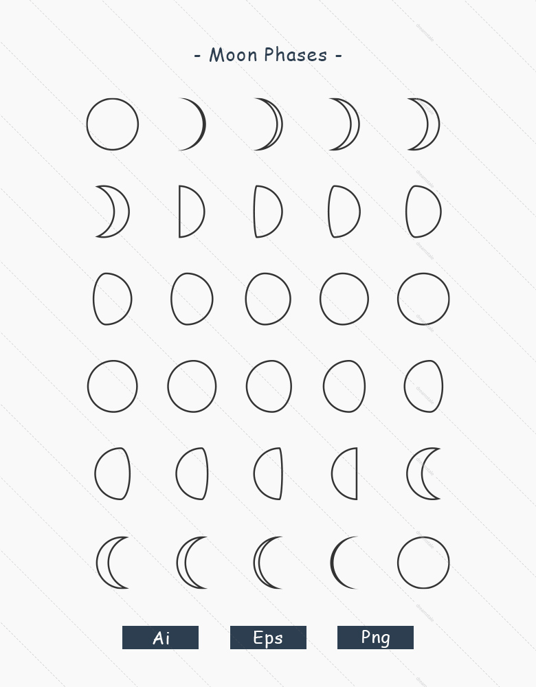clipart moon phases - photo #21