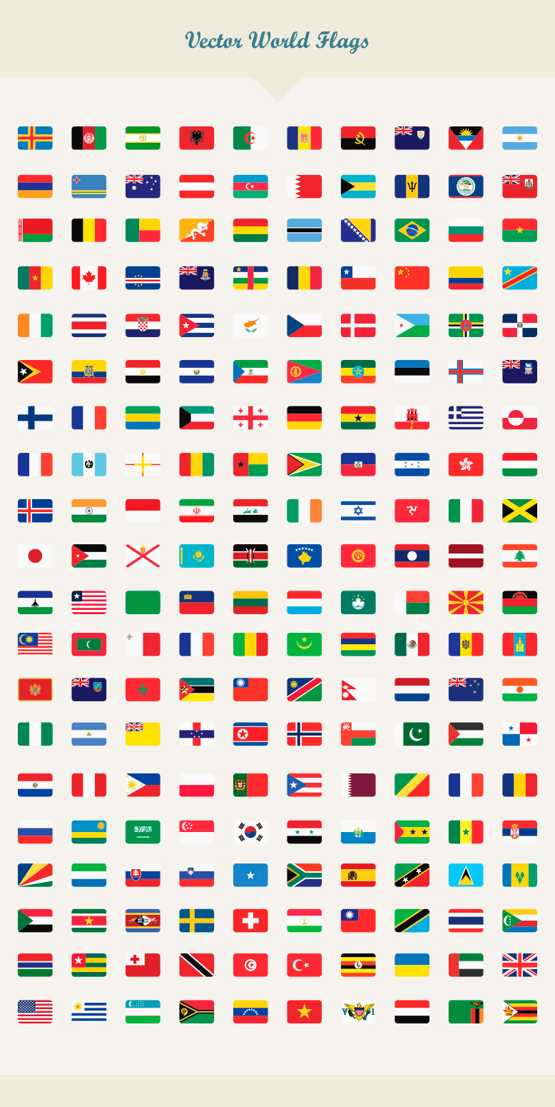 Vector World Flags - Dreamstale