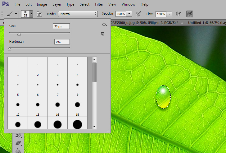 create water drops in photoshop 4a