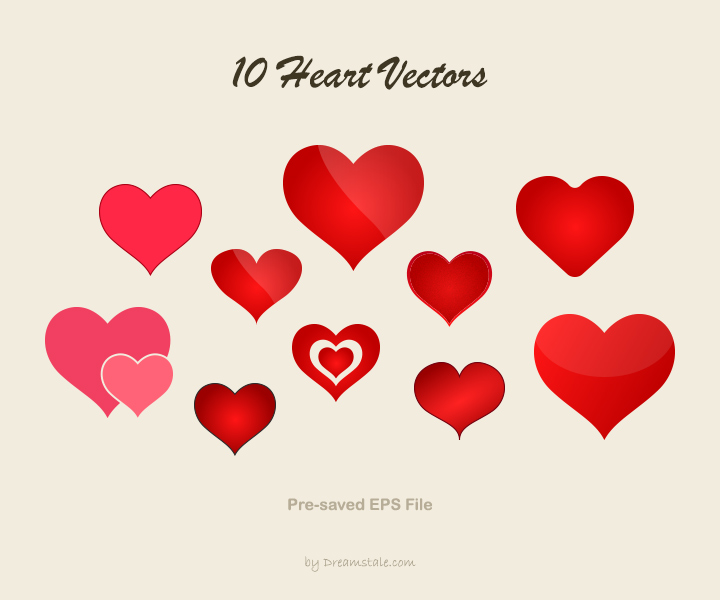 Freebie: Valentine Heart Vectors