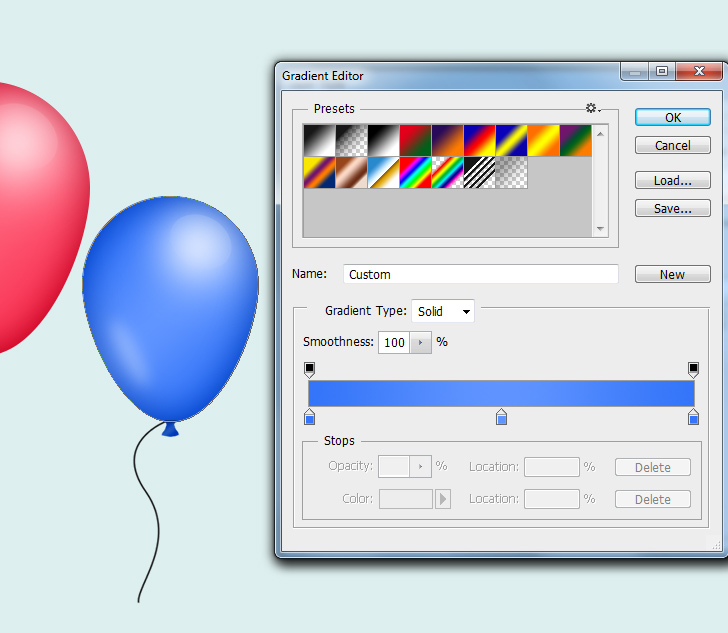 create party balloons in photoshop step 10