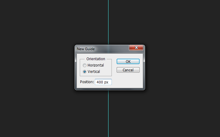 create guides in photoshop step 1