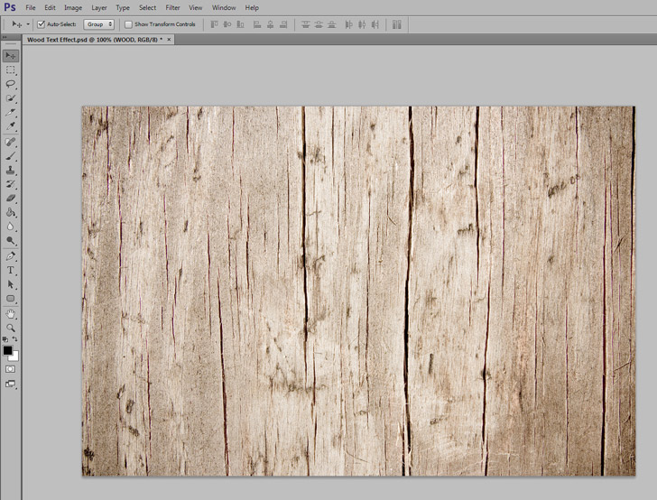 wood-texture-text-effect-in-photoshop-step-1