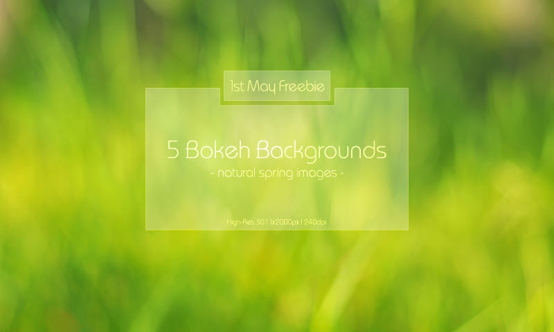 Free Blurred Spring Backgrounds