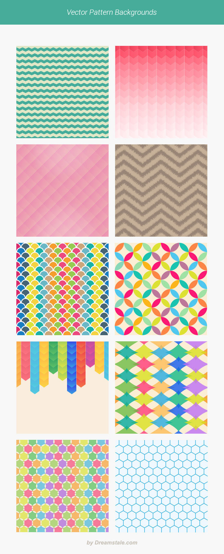 Free vector pattern backgrounds