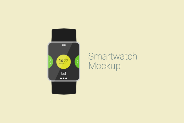 Free Flat Smartwatch Vector Clipart