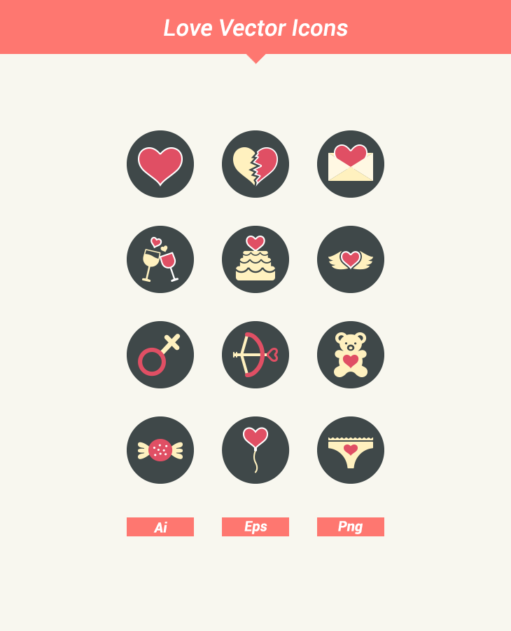 12-free-love-vector-icons