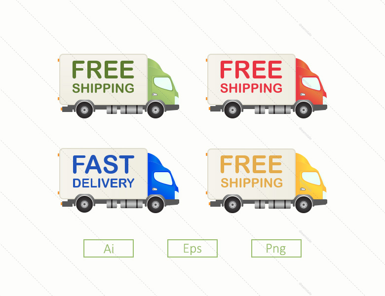 Delivery Truck Vectors - Dreamstale