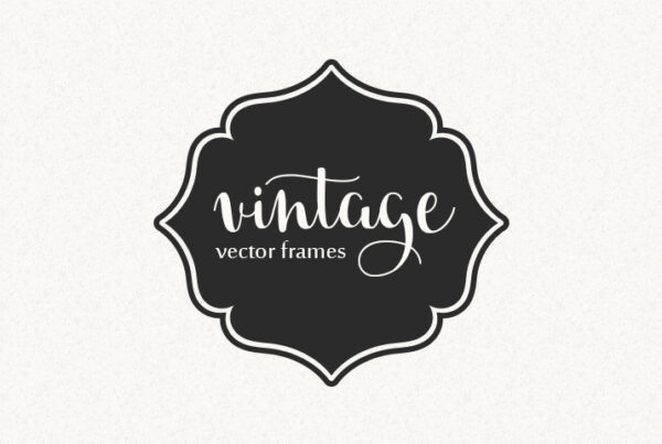Free Vintage Vector Frames Clipart