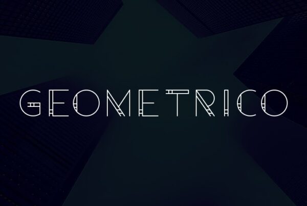 Geometrico Free Font & Conceptual Letters
