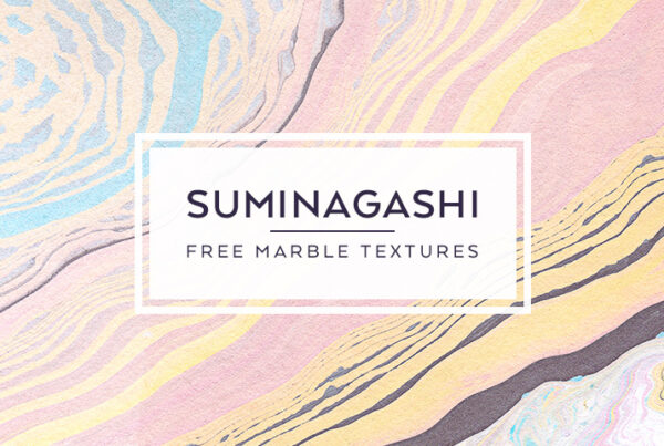 Freebie: Suminagashi Paper Textures