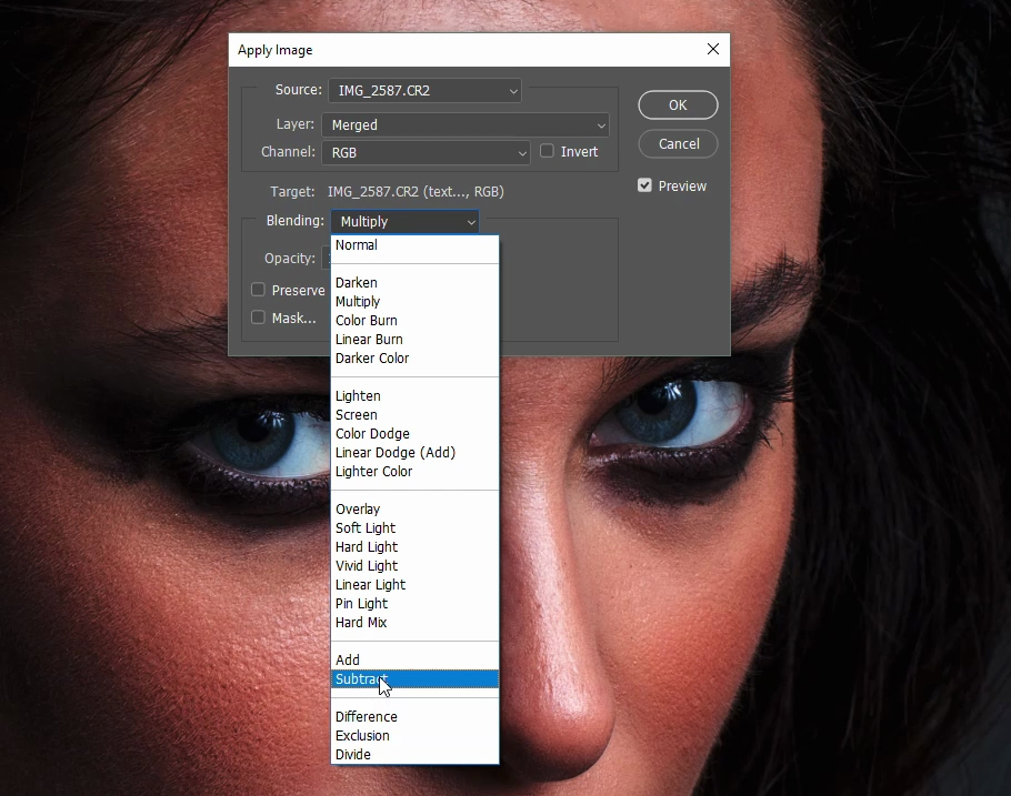 Tutorial: Remove Stray Hairs in Photoshop 8 step3 retouching c Tutorial: Remove Stray Hairs in Photoshop