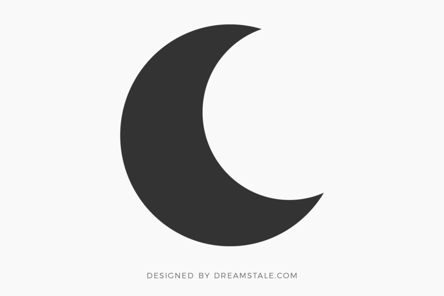 Half Moon Free SVG Clipart Dreamstale