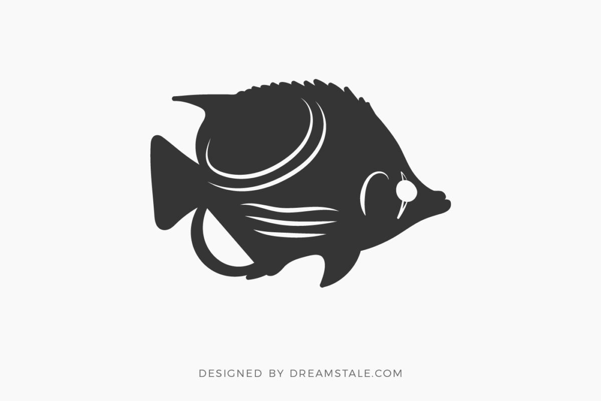 Sea Tropical Fish Free SVG Clipart - Dreamstale