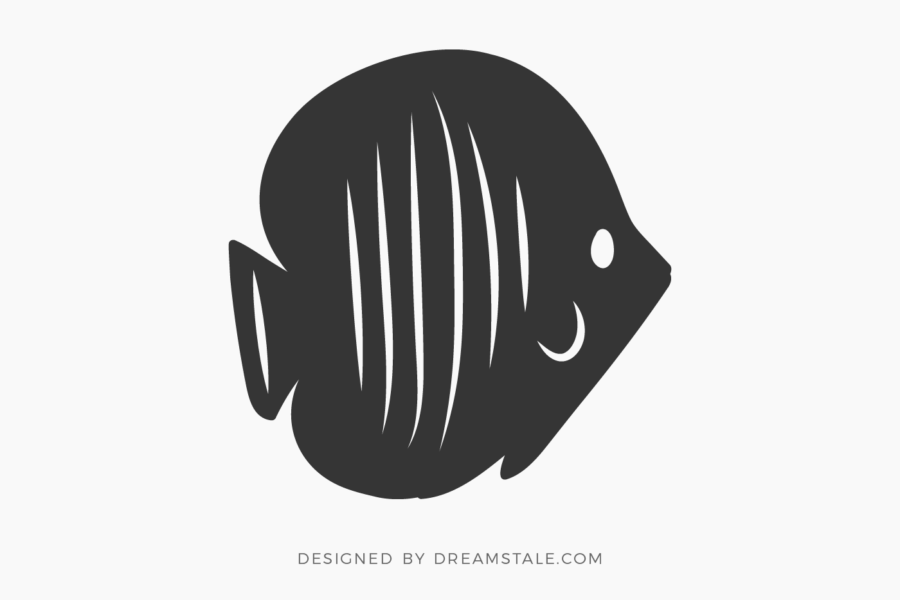 Marine Tropical Fish Free SVG Clipart - Dreamstale