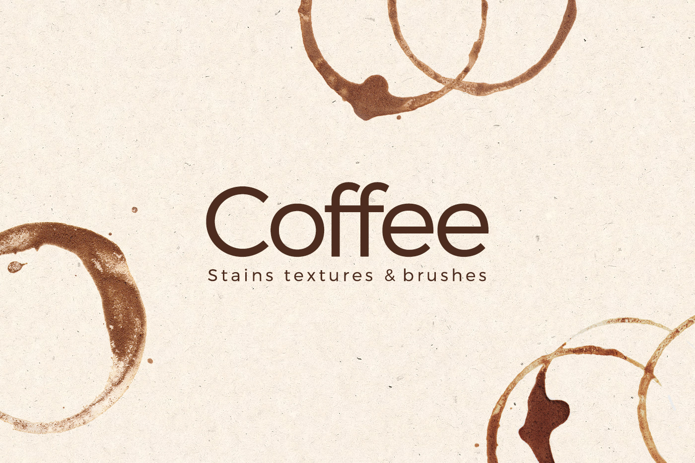 Coffee Stains Textures & Brushes 1 Coffee Stains Textures & Brushes