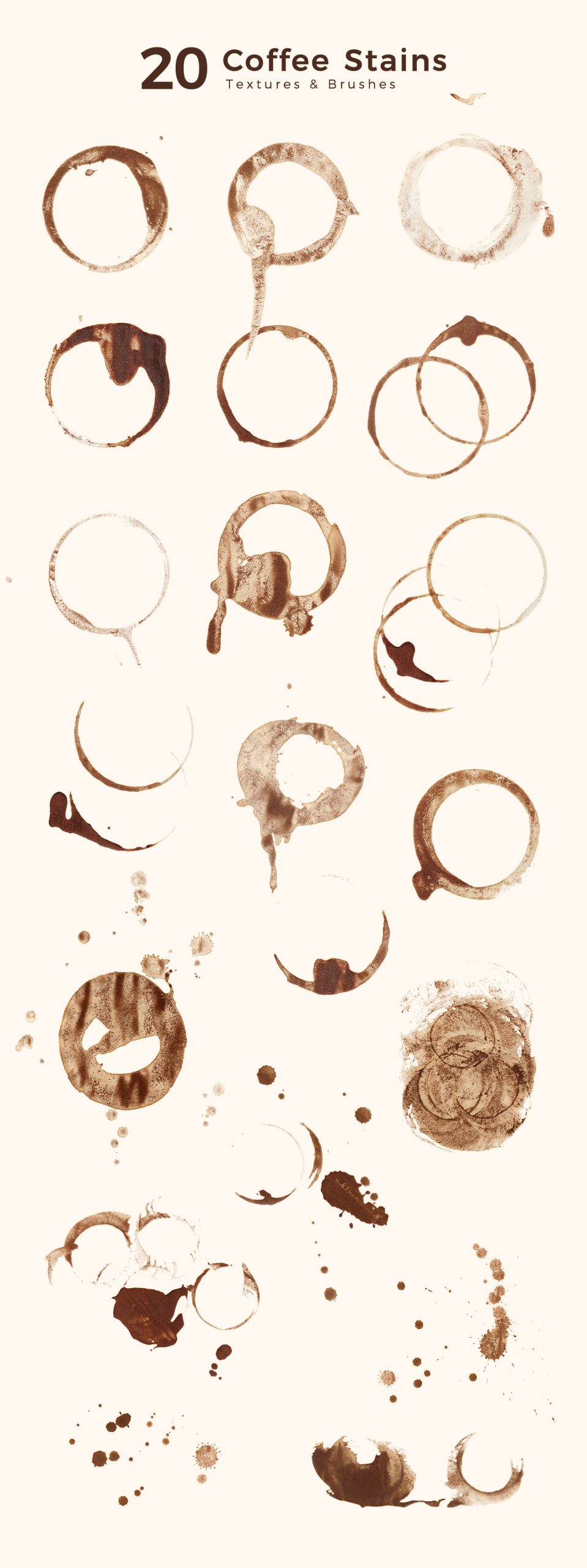 Coffee Stains Textures & Brushes 3 svg+xml;charset=utf Coffee Stains Textures & Brushes
