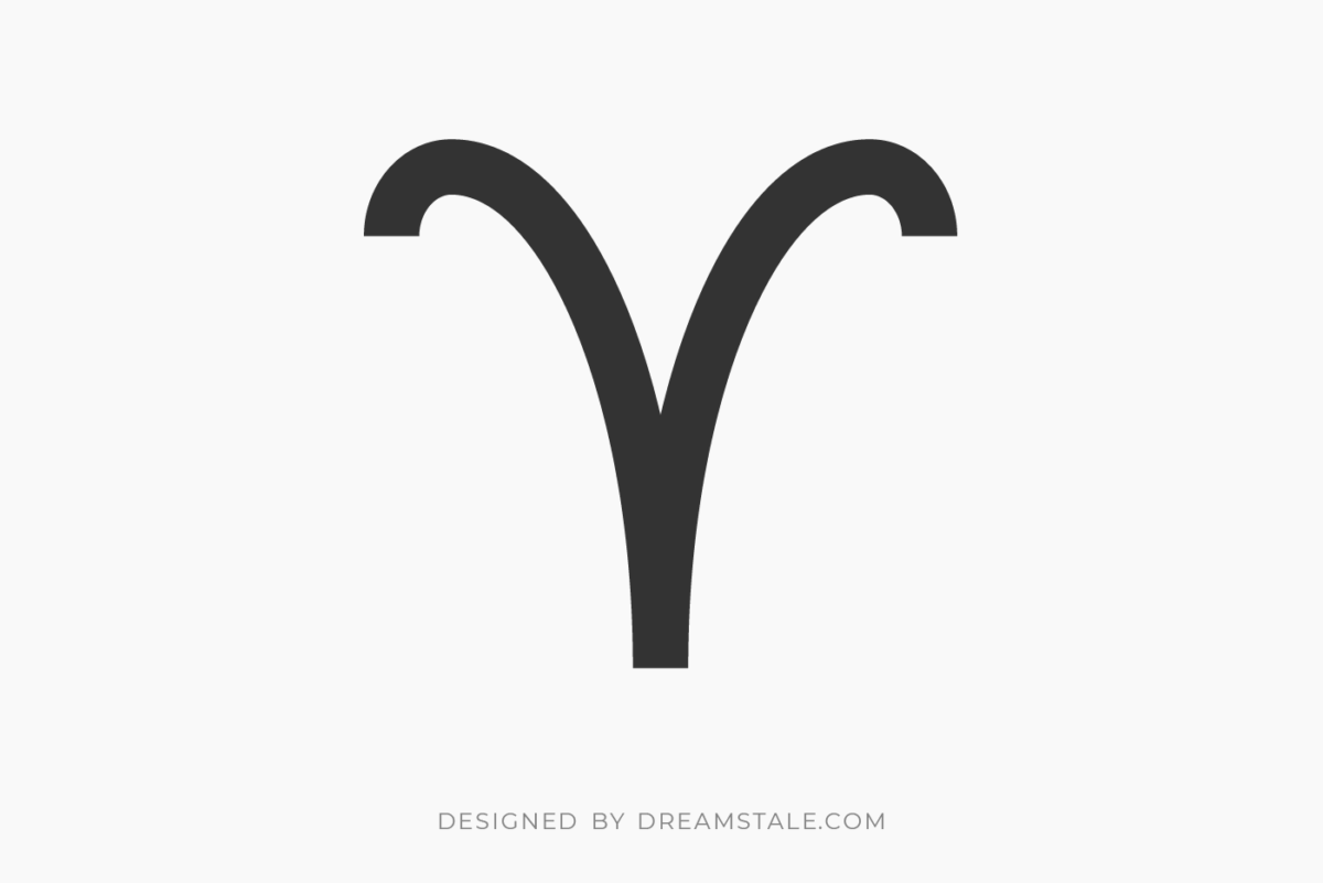 Aries Zodiac Sign Free SVG Clipart - Dreamstale