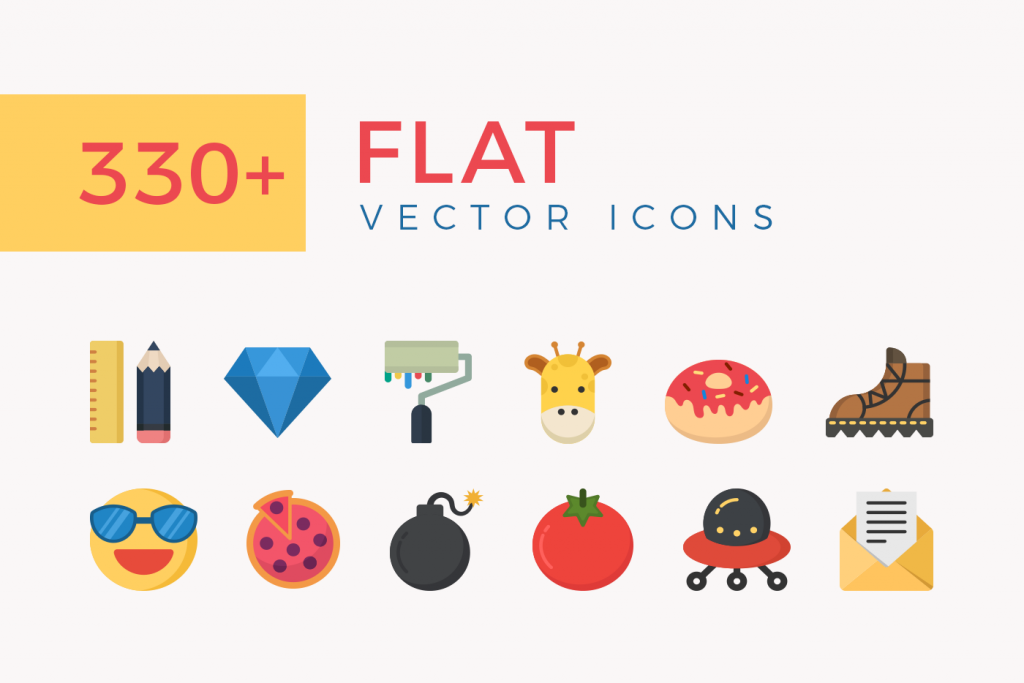 Flat Vector Icons Set - Dreamstale