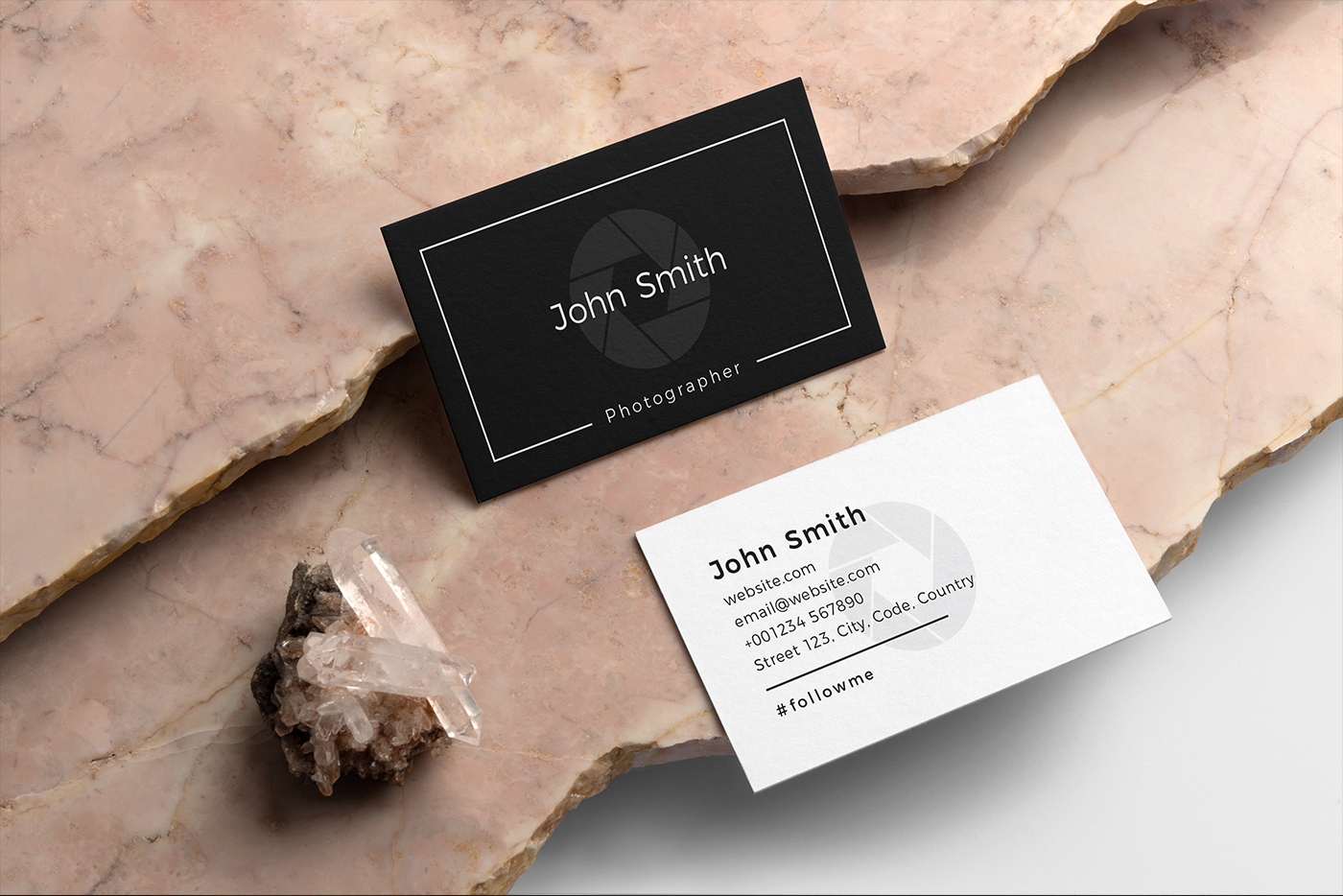 BW Photography Business Card Template 2 svg+xml;charset=utf BW Photography Business Card Template
