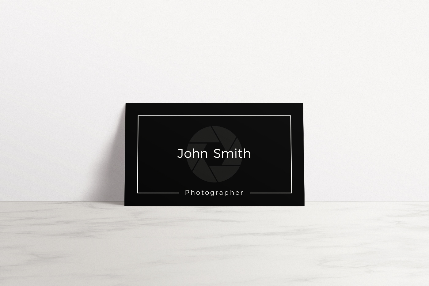 BW Photography Business Card Template 3 svg+xml;charset=utf BW Photography Business Card Template