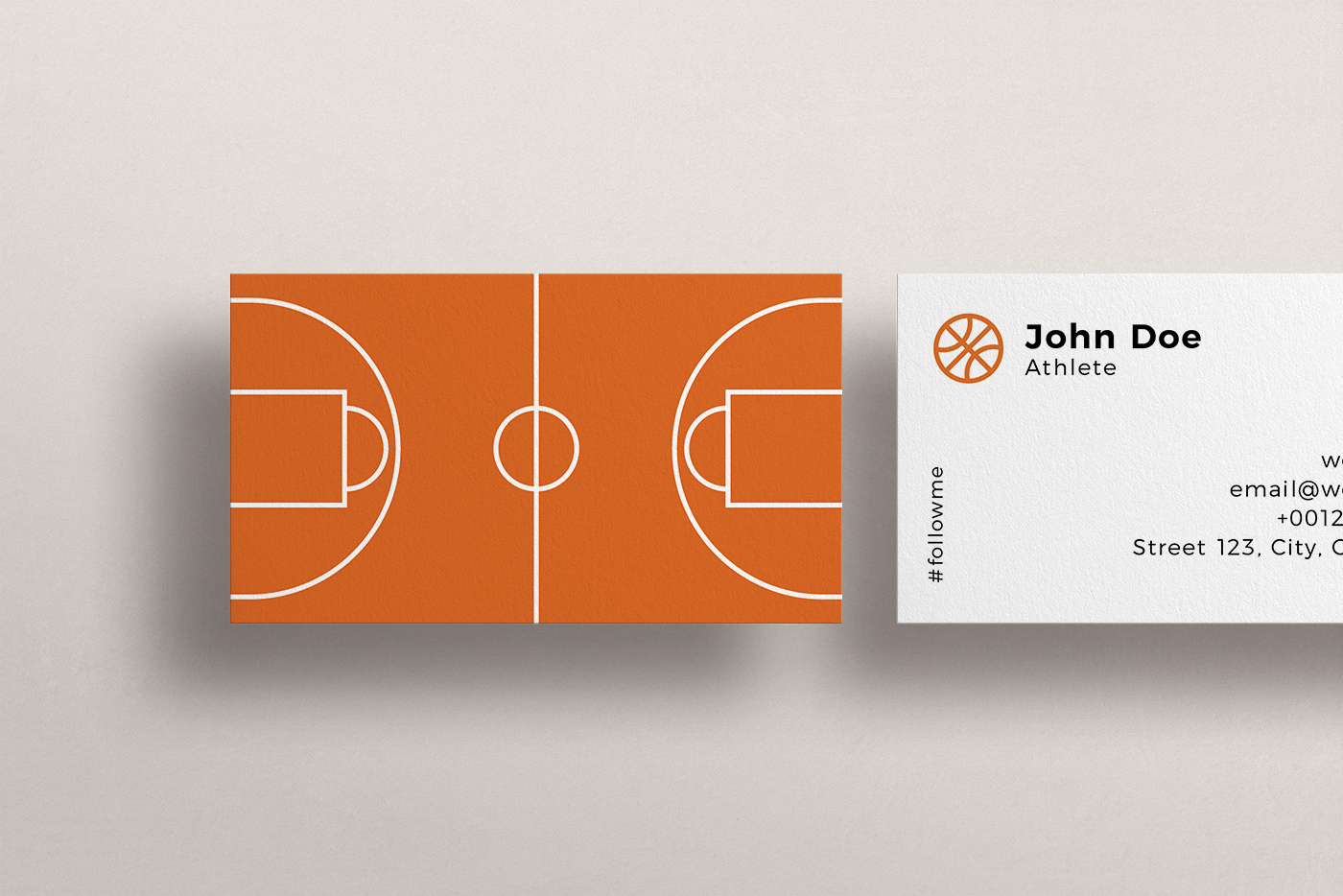 Basketball Court Business Card Template 3 svg+xml;charset=utf Basketball Court Business Card Template