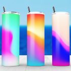 Bright Gradients Tumbler Sublimation Designs