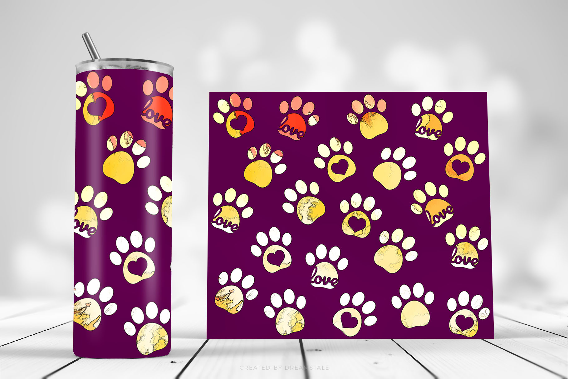 pet-paws-sublimation-tumbler-wraps-dreamstale