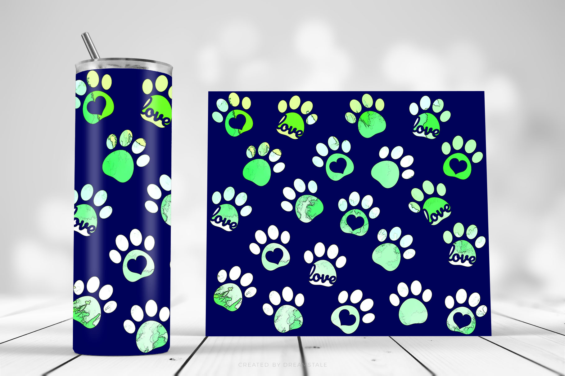 Pet Paws Sublimation Tumbler Wraps 4 svg+xml;charset=utf Pet Paws Sublimation Tumbler Wraps