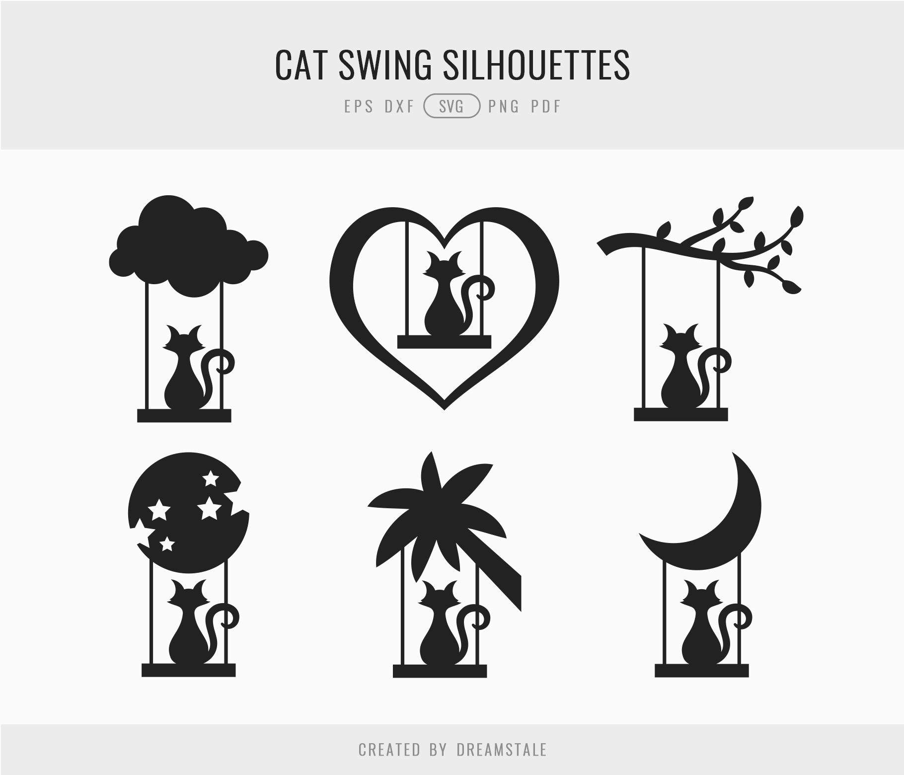 Cat Swing Animal SVG Clipart 4 svg+xml;charset=utf Cat Swing Animal SVG Clipart