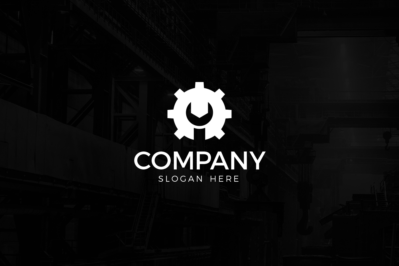 Cog & Wrench Logo Template 2 svg+xml;charset=utf Cog & Wrench Logo Template