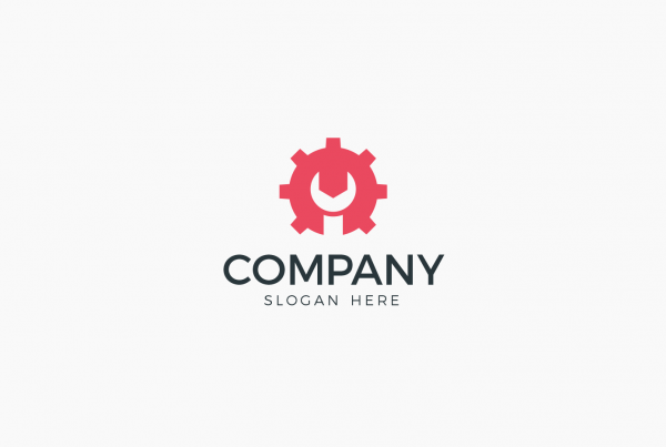 Cog & Wrench Logo Template