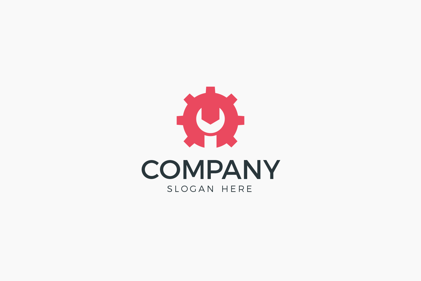 Cog & Wrench Logo Template 1 Cog & Wrench Logo Template