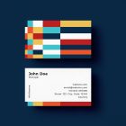 Colorful Boxes Business Card Template 1 Modern Business Card Templates Bundle Vol. 1