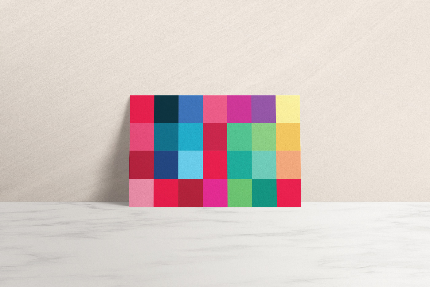 Colourful Shapes Business Card Template 3 svg+xml;charset=utf Colourful Shapes Business Card Template