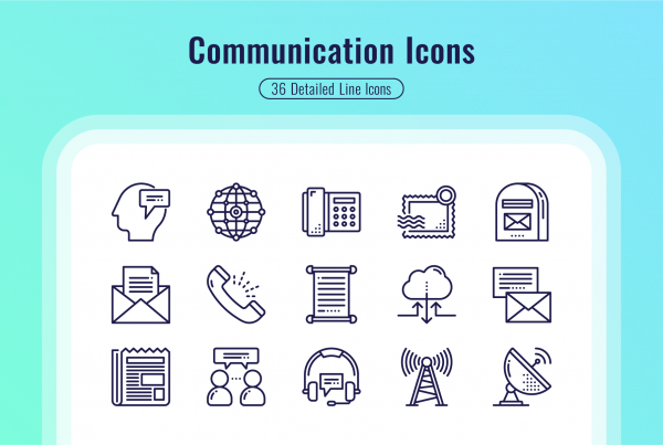 Communication Detailed Icons