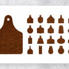 Cow Ear Tags SVG Clipart Bundle