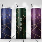 Dark Luxury Tumbler Sublimation Designs