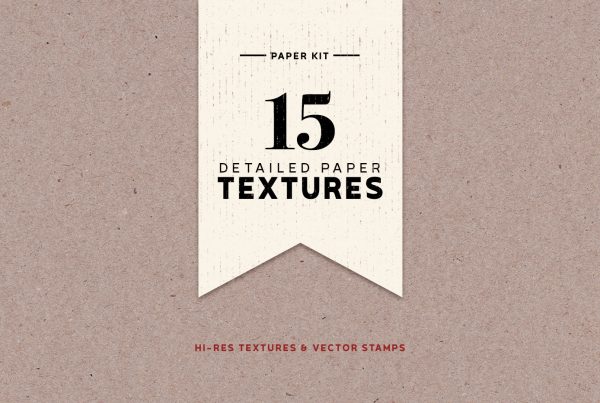 Paper Textures & Badges Kit