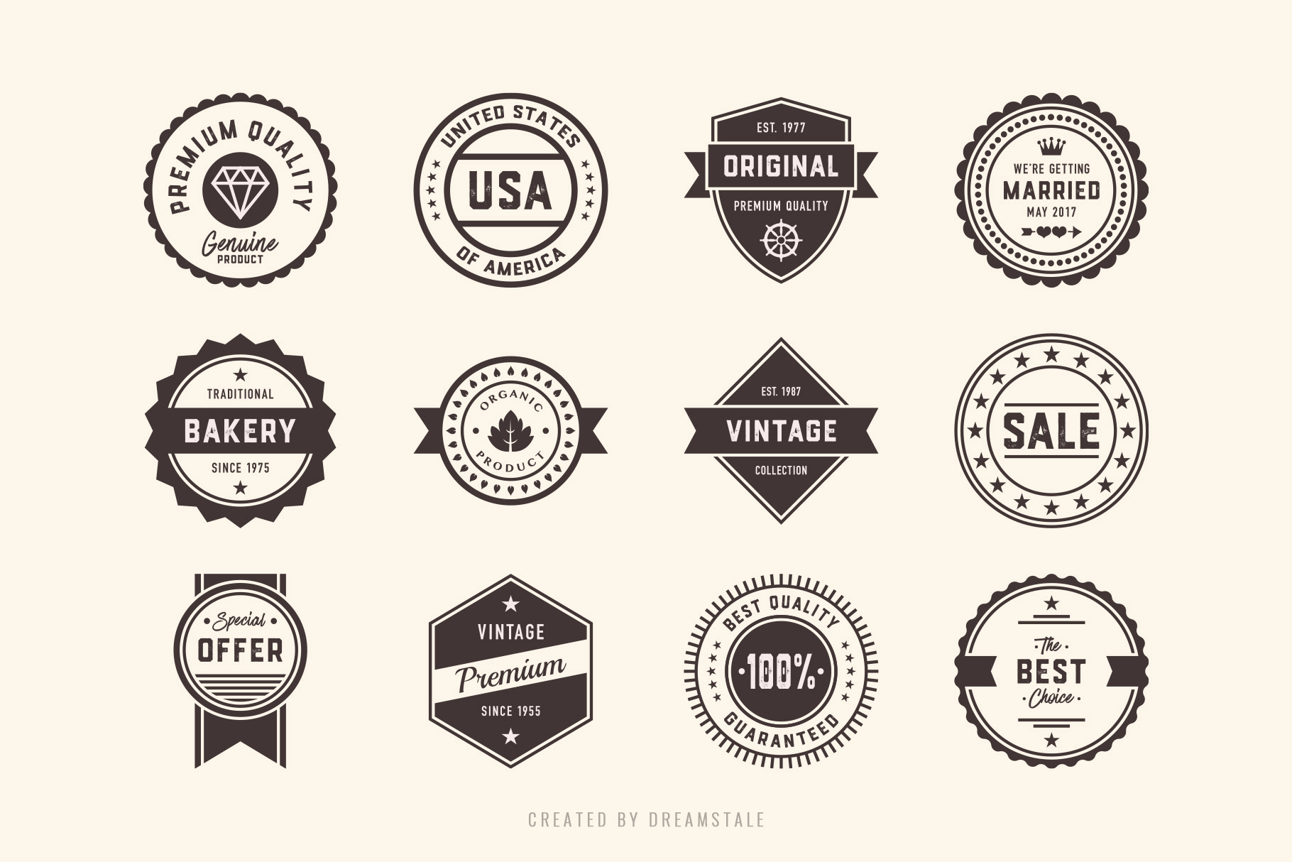 Paper Textures & Vector Badges Kit 5 svg+xml;charset=utf Paper Textures & Vector Badges Kit
