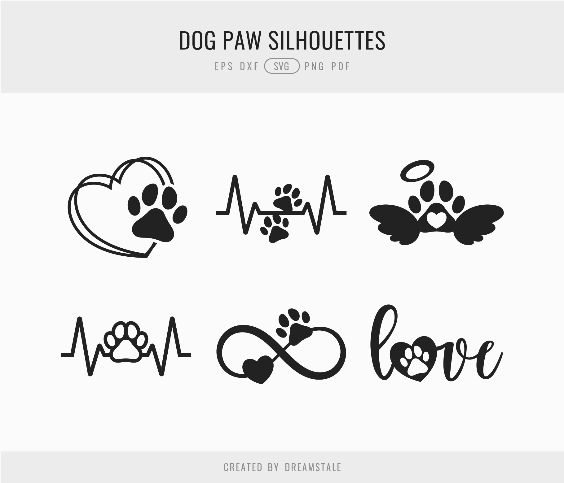 Dog Love Paw Print Clipart 4 svg+xml;charset=utf Dog Love Paw Print Clipart