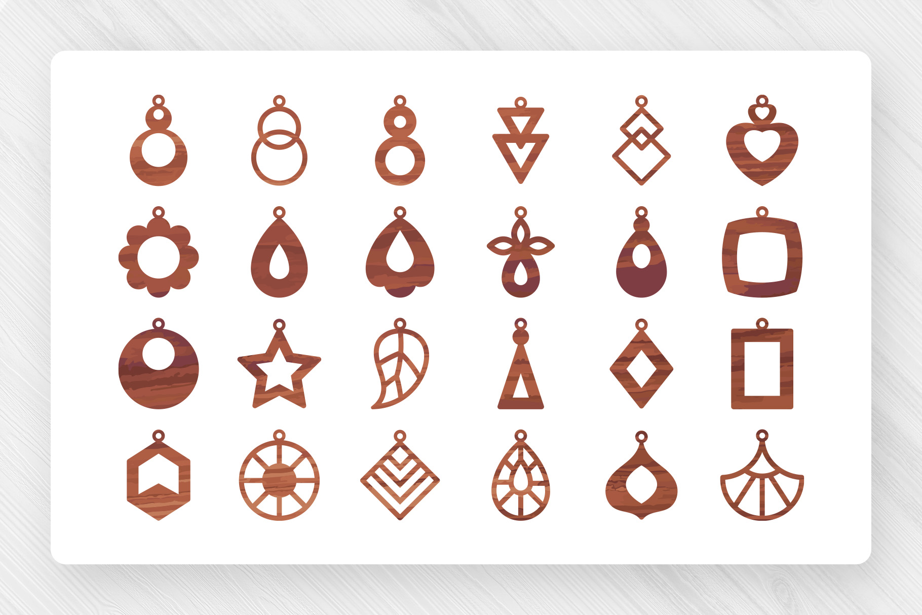 Earrings SVG Clipart Bundle 2 svg+xml;charset=utf Earrings SVG Clipart Bundle