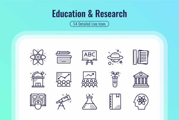 Education & Research Icons 1