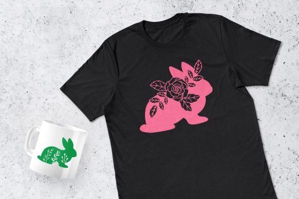 Floral Bunnies Clipart 2 Floral Bunnies Clipart 2