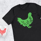 Floral Chicken Clipart 2 Pet & Farm Animals SVG Bundle