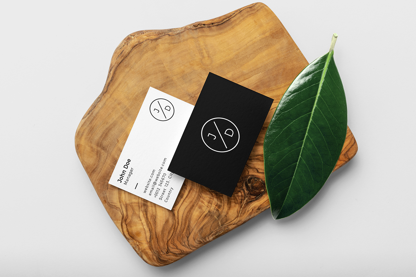 Free Minimalistic Business Card Template 3 svg+xml;charset=utf Free Minimalistic Business Card Template