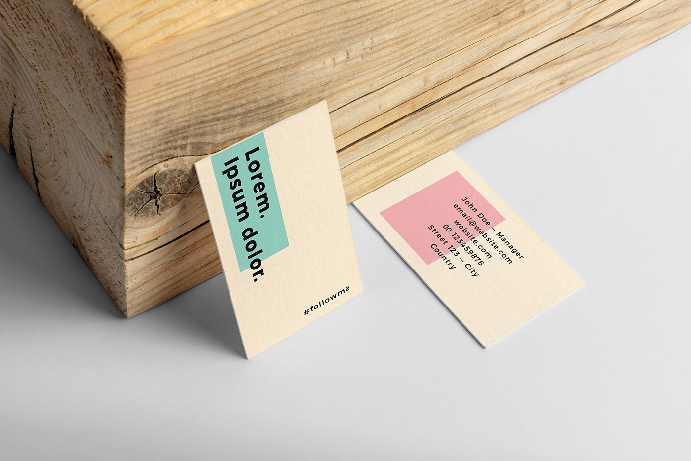 Free Colourful Simplistic Business Card Template 2 svg+xml;charset=utf Free Colourful Simplistic Business Card Template