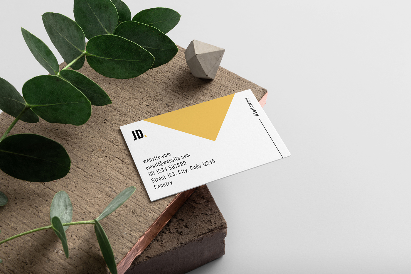 Free Geometrical Business Card Template 3 svg+xml;charset=utf Free Geometrical Business Card Template